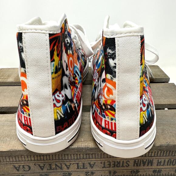 Broadway Theater Grease Wicked Mamma Mia Rent High Top Sneakers Size 7 - Picture 8 of 10